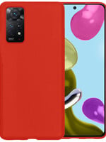 BTH BTH Xiaomi Redmi Note 11 Hoesje Siliconen - Rood
