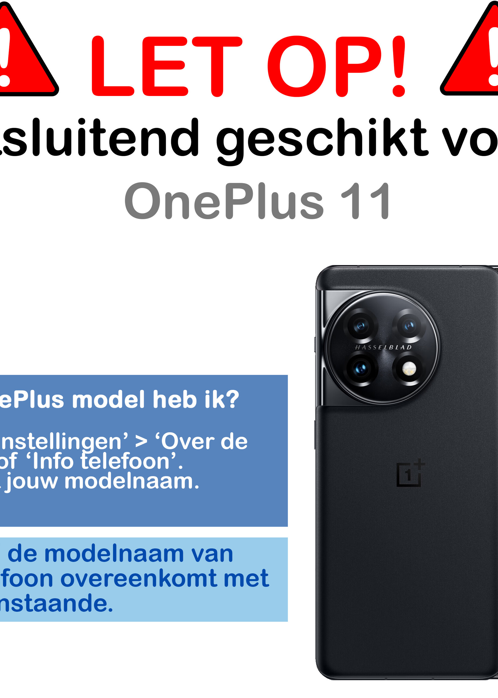 BTH OnePlus 11 Hoesje Siliconen Shock Proof Case Hoes - OnePlus 11 Hoes Cover Case Shockproof - Transparant