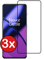 BTH BTH OnePlus 11 Screenprotector Glas Full Cover - 3 PACK