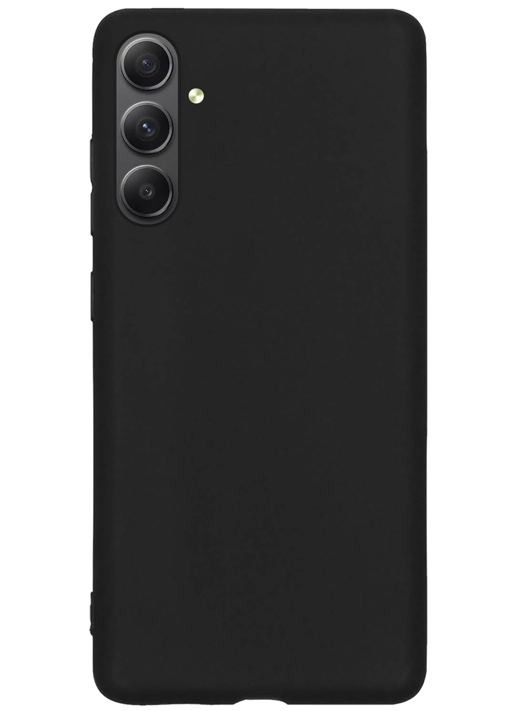 BTH Samsung A34 Hoesje Siliconen Case Cover - Samsung Galaxy A34 Hoesje Cover Hoes Siliconen - Zwart