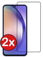 BTH BTH Samsung Galaxy A54 Screenprotector Glas Full Cover - 2 PACK