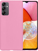 BTH BTH Samsung Galaxy A14 Hoesje Siliconen - Lichtroze