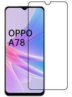 BTH BTH OPPO A78 Screenprotector Glas Full Cover