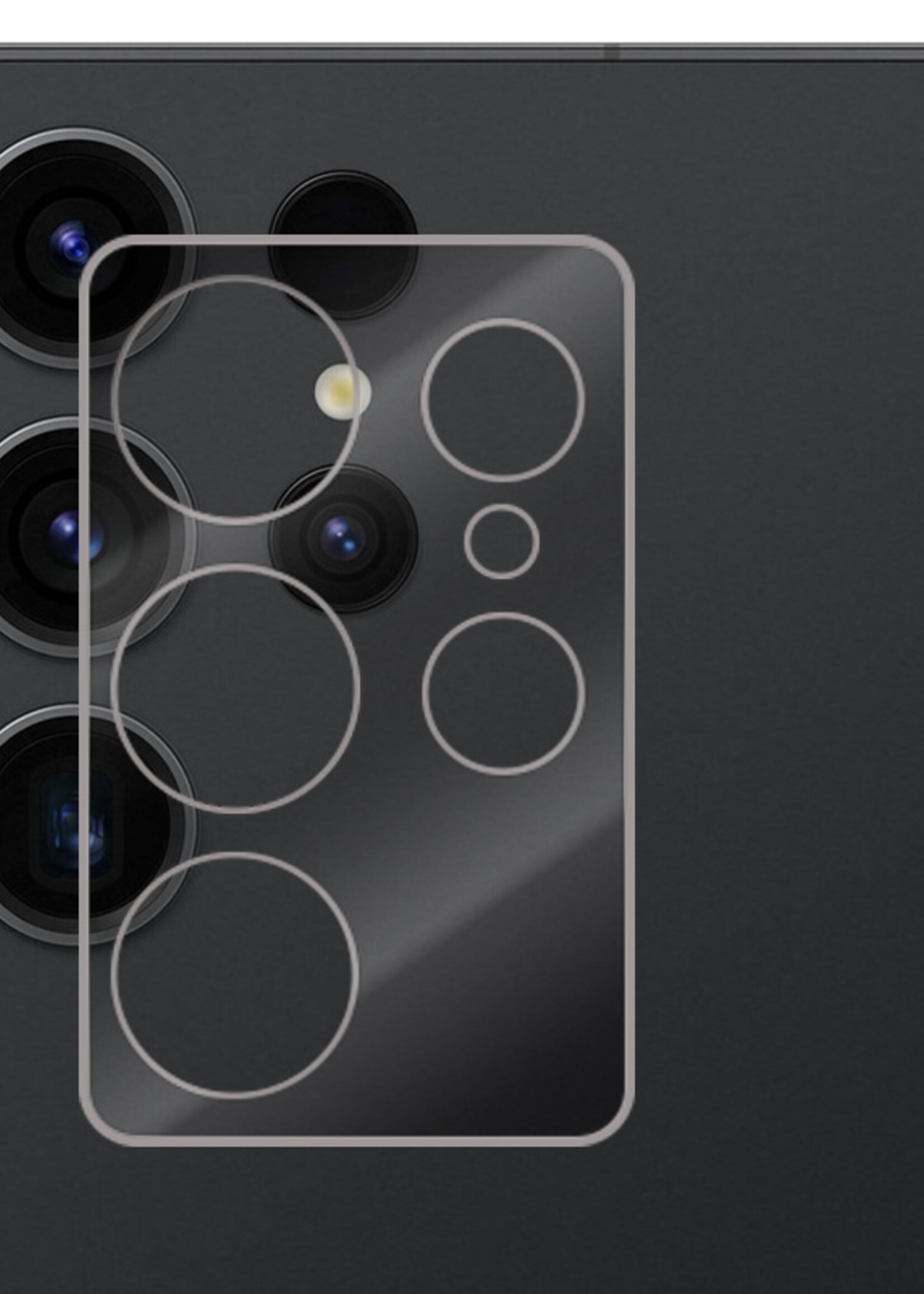 BTH Samsung S23 Ultra Screenprotector Glas Camera Protectie - Samsung Galaxy S23 Ultra Camera Screen Protector