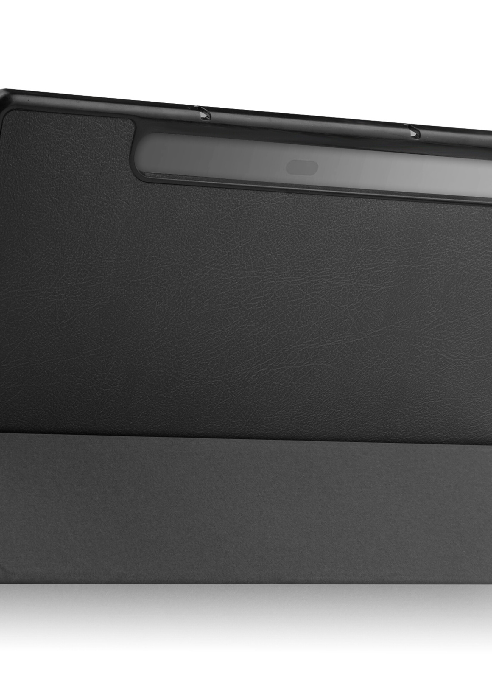 BTH Lenovo Tab P12 Pro Hoes Book Case Hoesje Luxe Cover - Lenovo Tab P12 Pro Hoesje - Zwart