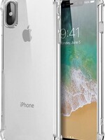 BTH BTH Doorzichtig Hoesje Apple iPhone X / Xs / 10 Siliconen Shock Proof TPU Case - met verstevigde randen
