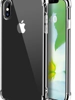BTH BTH Hoesje Apple iPhone 10 / X / Xs Siliconen transparant Shock Proof TPU Case - met verstevigde randen