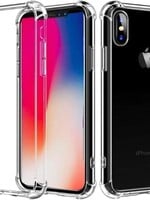 BTH BTH Hoesje voor Apple iPhone X / Xs / 10 Transparant Siliconen Shock Proof - TPU Case verstevigde randen