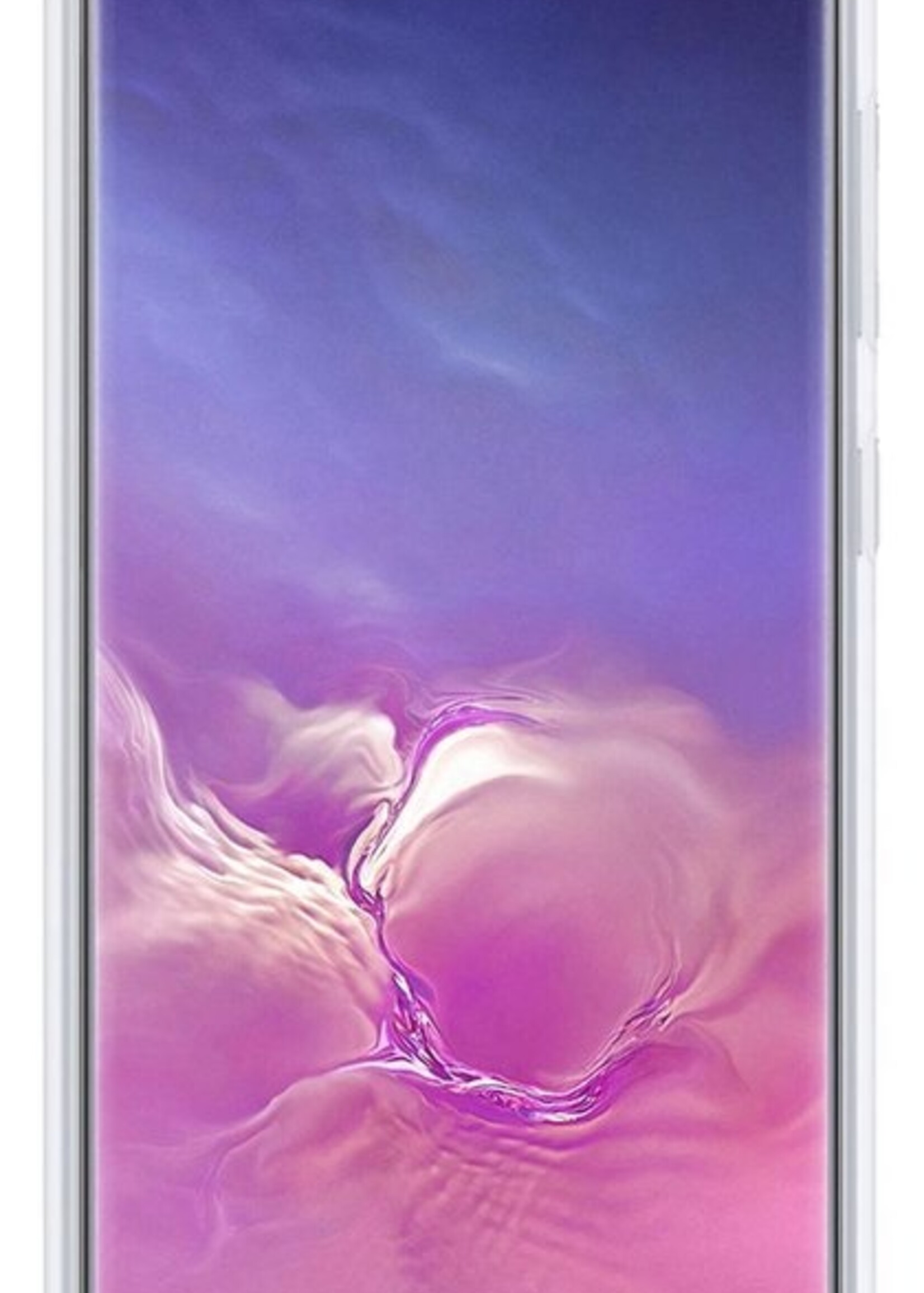 BTH Hoesje Geschikt voor Samsung S10 Plus Hoesje Siliconen Shock Proof Case Hoes - Hoes Geschikt voor Samsung Galaxy S10 Plus Hoes Cover Case Shockproof - Transparant
