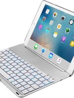 BTH BTH iPad Air 1 9.7 inch Toetsenbord Hoes QWERTY Keyboard Case Cover Zilver