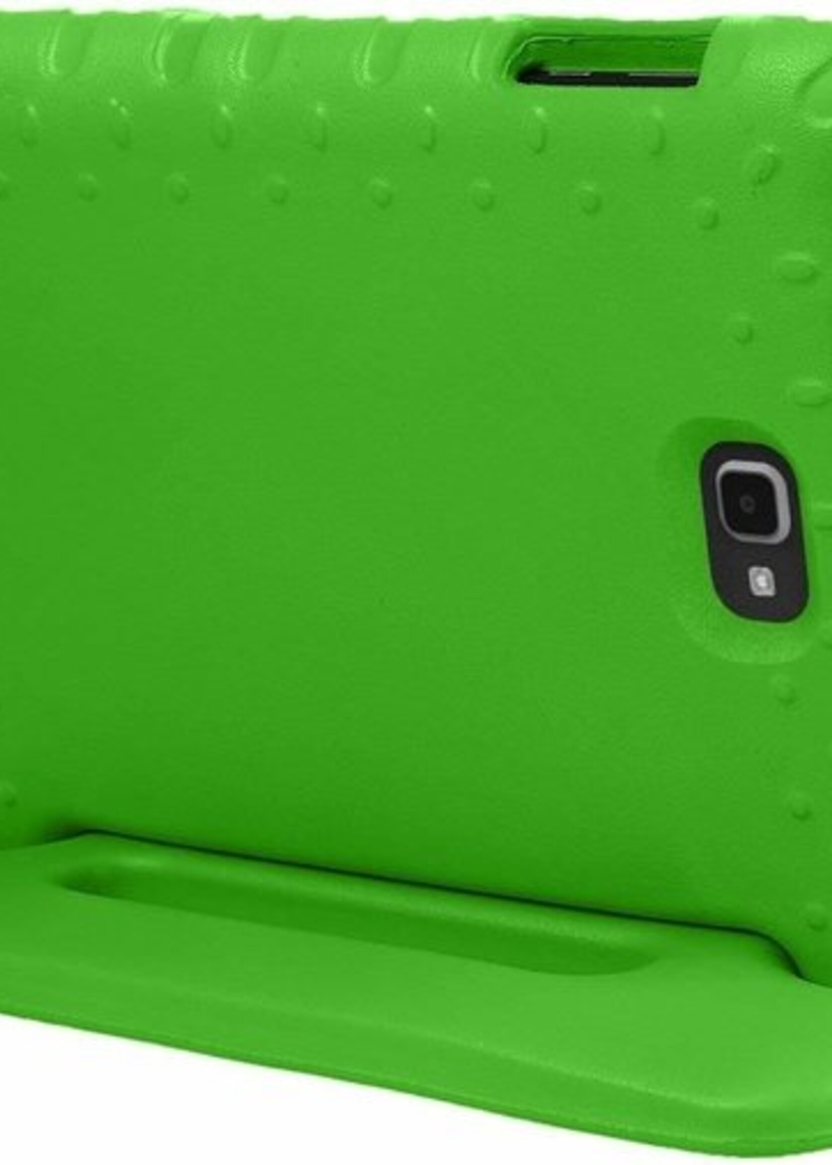 BTH Kinderhoes Geschikt voor Samsung Galaxy Tab A 10.1 2016 Hoes Kinder Hoesje Kids Case Cover Kidsproof - Hoesje Geschikt voor Samsung Tab A 10.1 2016 Hoesje Kinder Hoes - Groen