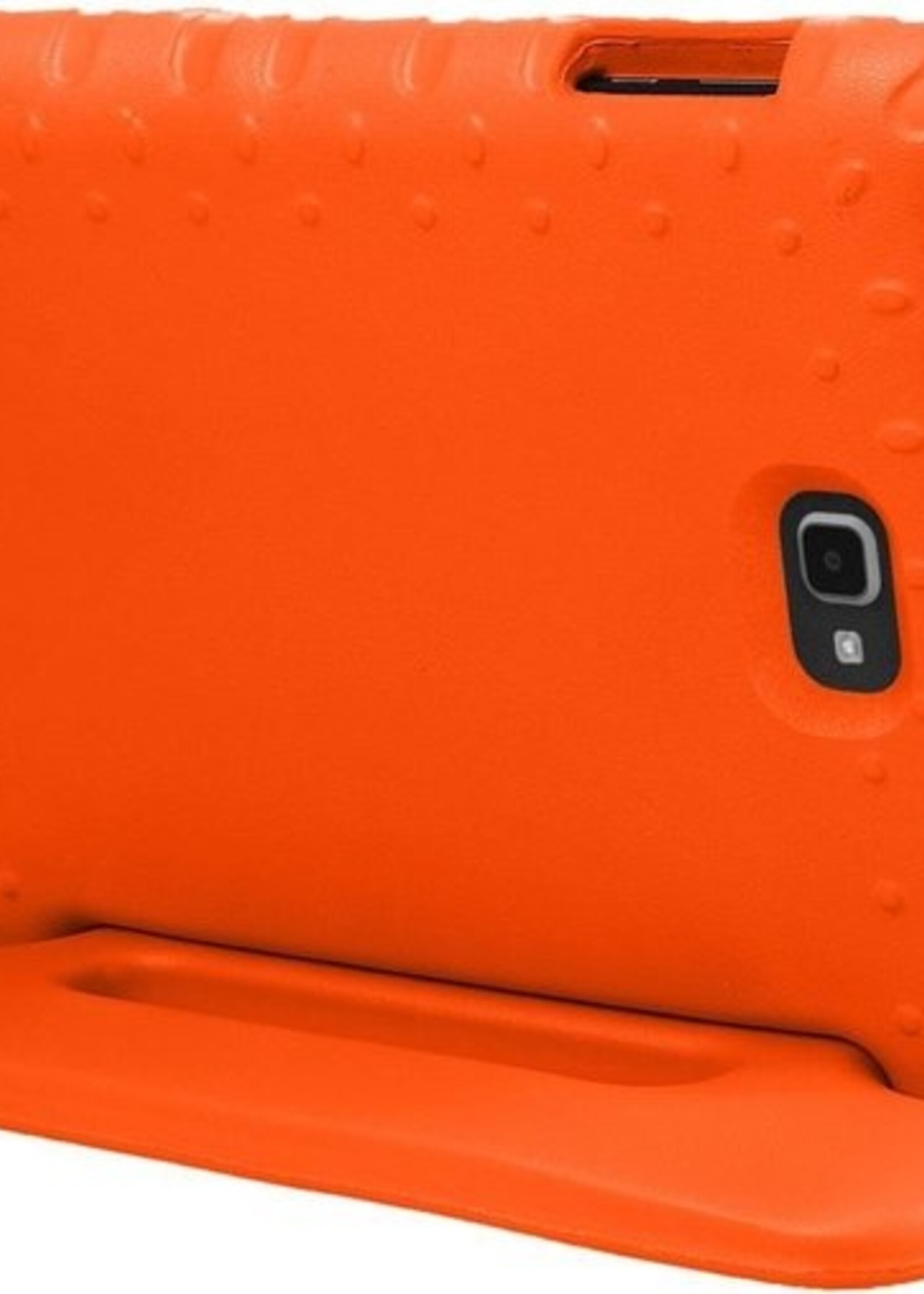 BTH Kinderhoes Geschikt voor Samsung Galaxy Tab A 10.5 2018 Hoes Kinder Hoesje Kids Case Cover Kidsproof - Hoesje Geschikt voor Samsung Tab A 10.5 2018 Hoesje Kinder Hoes - Oranje