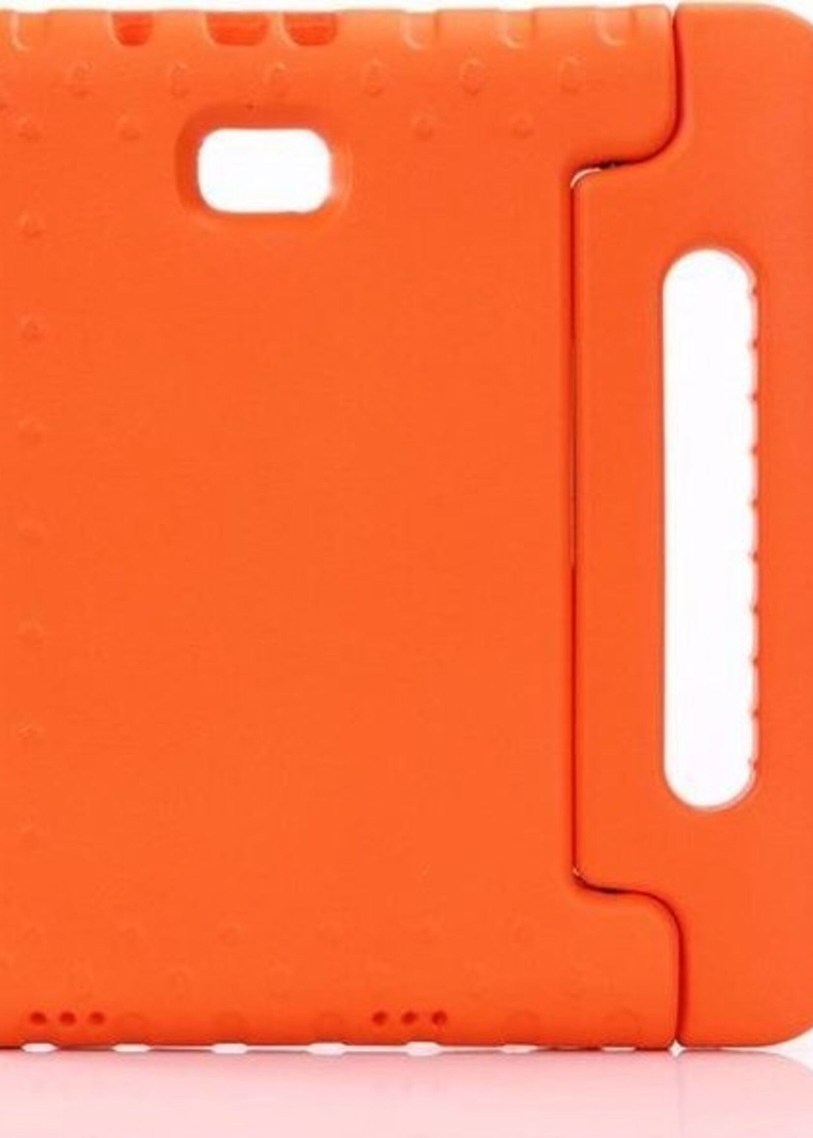 BTH Kinderhoes Geschikt voor Samsung Galaxy Tab A 10.5 2018 Hoes Kinder Hoesje Kids Case Cover Kidsproof - Hoesje Geschikt voor Samsung Tab A 10.5 2018 Hoesje Kinder Hoes - Oranje