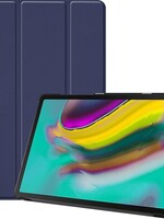 BTH BTH Samsung Galaxy Tab S5e 10.5 2019 Hoesje Book Case Cover Donker Blauw