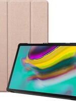 BTH BTH Samsung Galaxy Tab S5e 10.5 2019 Hoesje Book Case Hoes Cover - Goud