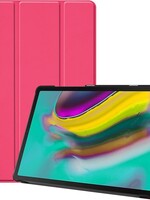BTH BTH Samsung Galaxy Tab S5e 10.5 2019 Hoesje Book Case Cover Donker Roze