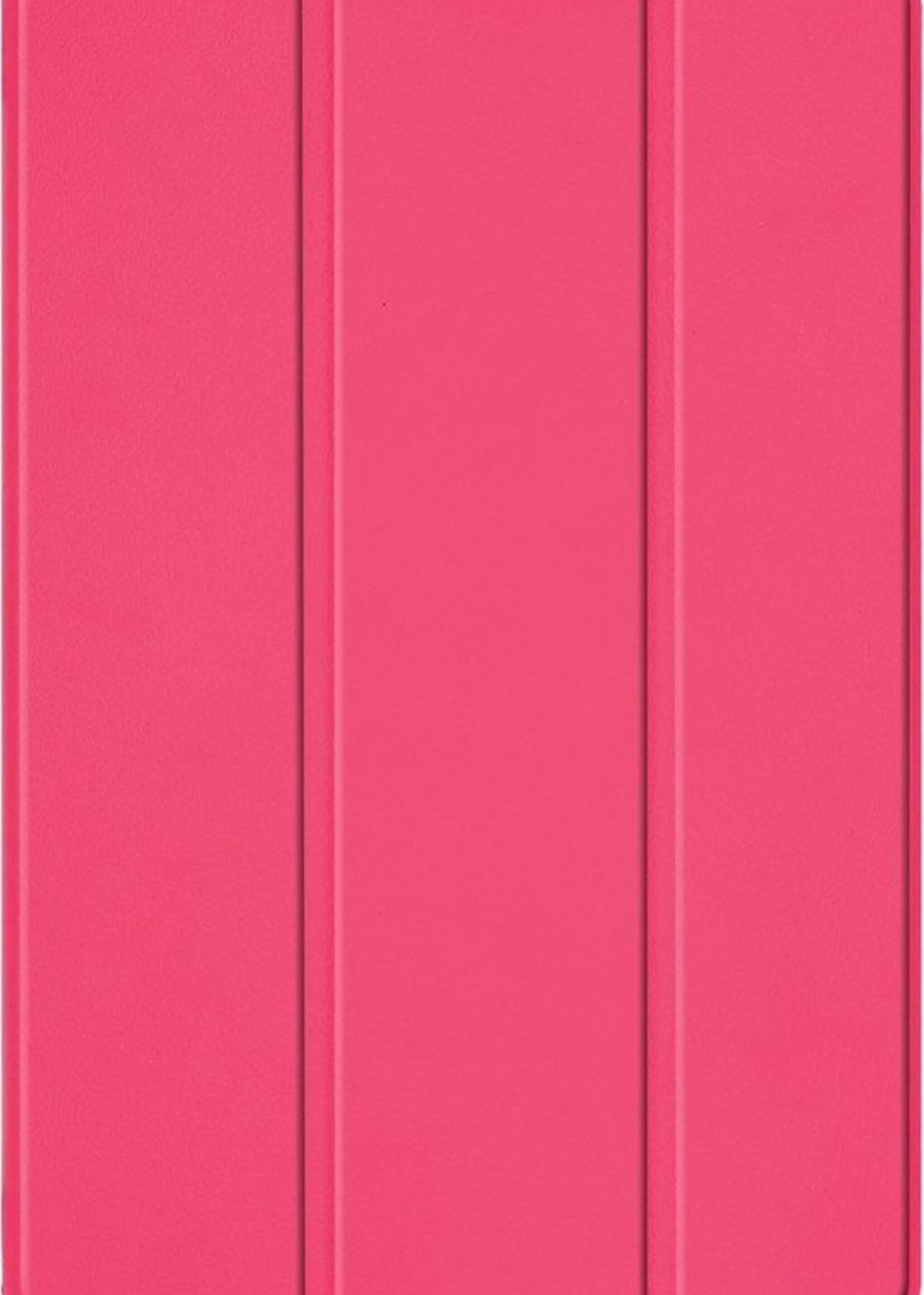 BTH Hoes Geschikt voor Samsung Galaxy Tab S5e Hoes Book Case Hoesje Trifold Cover - Hoesje Geschikt voor Samsung Tab S5e Hoesje Bookcase - Roze