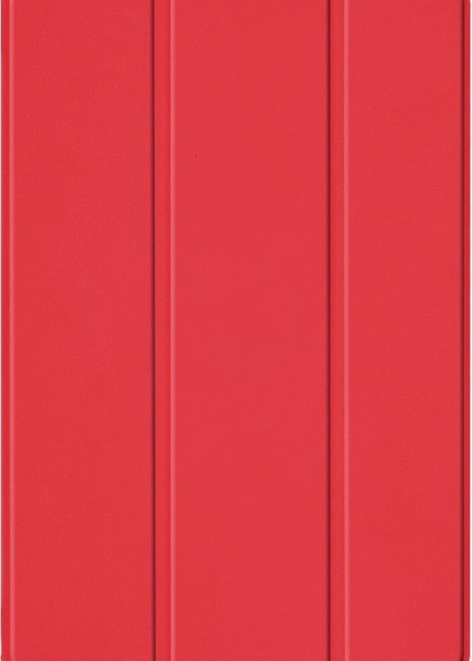 BTH Hoes Geschikt voor Samsung Galaxy Tab S5e Hoes Book Case Hoesje Trifold Cover - Hoesje Geschikt voor Samsung Tab S5e Hoesje Bookcase - Rood