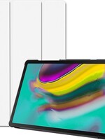 BTH BTH Samsung Galaxy Tab S5e 10.5 2019 Hoesje Book Case Hoes Cover - Wit
