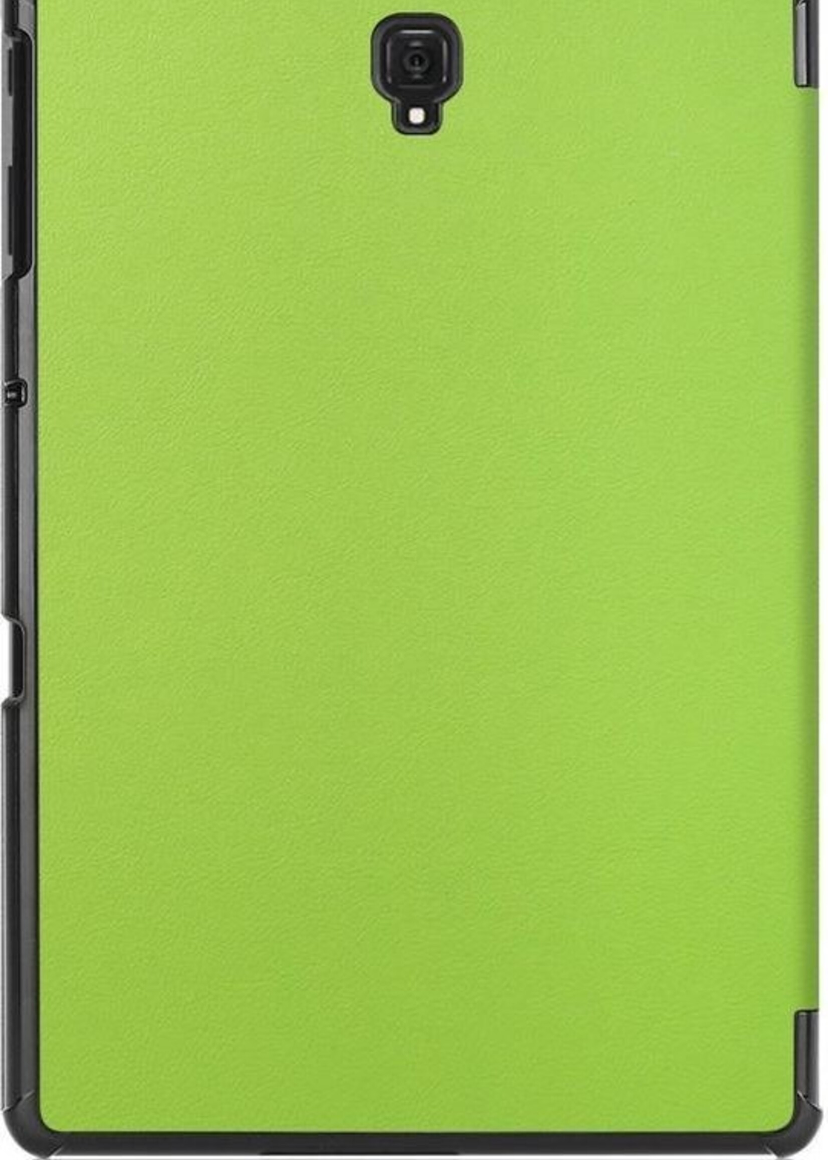 BTH Hoes Geschikt voor Samsung Galaxy Tab A 10.5 2018 Hoes Book Case Hoesje Trifold Cover - Hoesje Geschikt voor Samsung Tab A 10.5 2018 Hoesje Bookcase - Groen