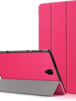 BTH BTH Samsung Galaxy Tab A 10.5 2018 Hoesje Book Case Hoes Cover Donker Roze