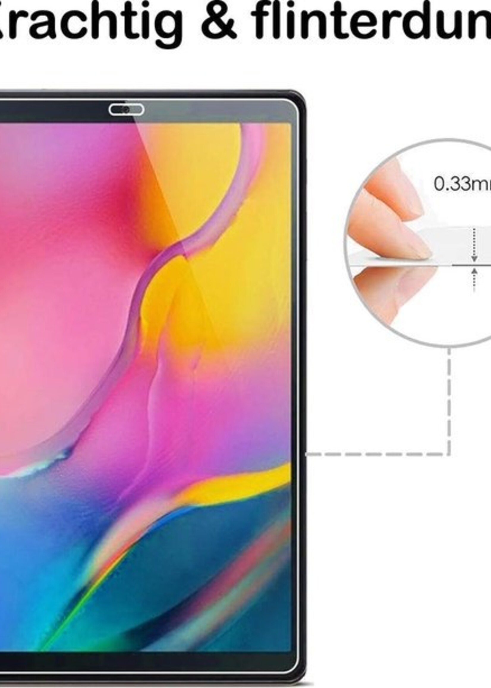 BTH Screenprotector Geschikt voor Samsung Galaxy Tab A 10.1 2019 Screenprotector Tempered Glass Screen Protector Gehard Glas - Screenprotector Geschikt voor Samsung Tab A 10.1 (2019) Screenprotector Glas