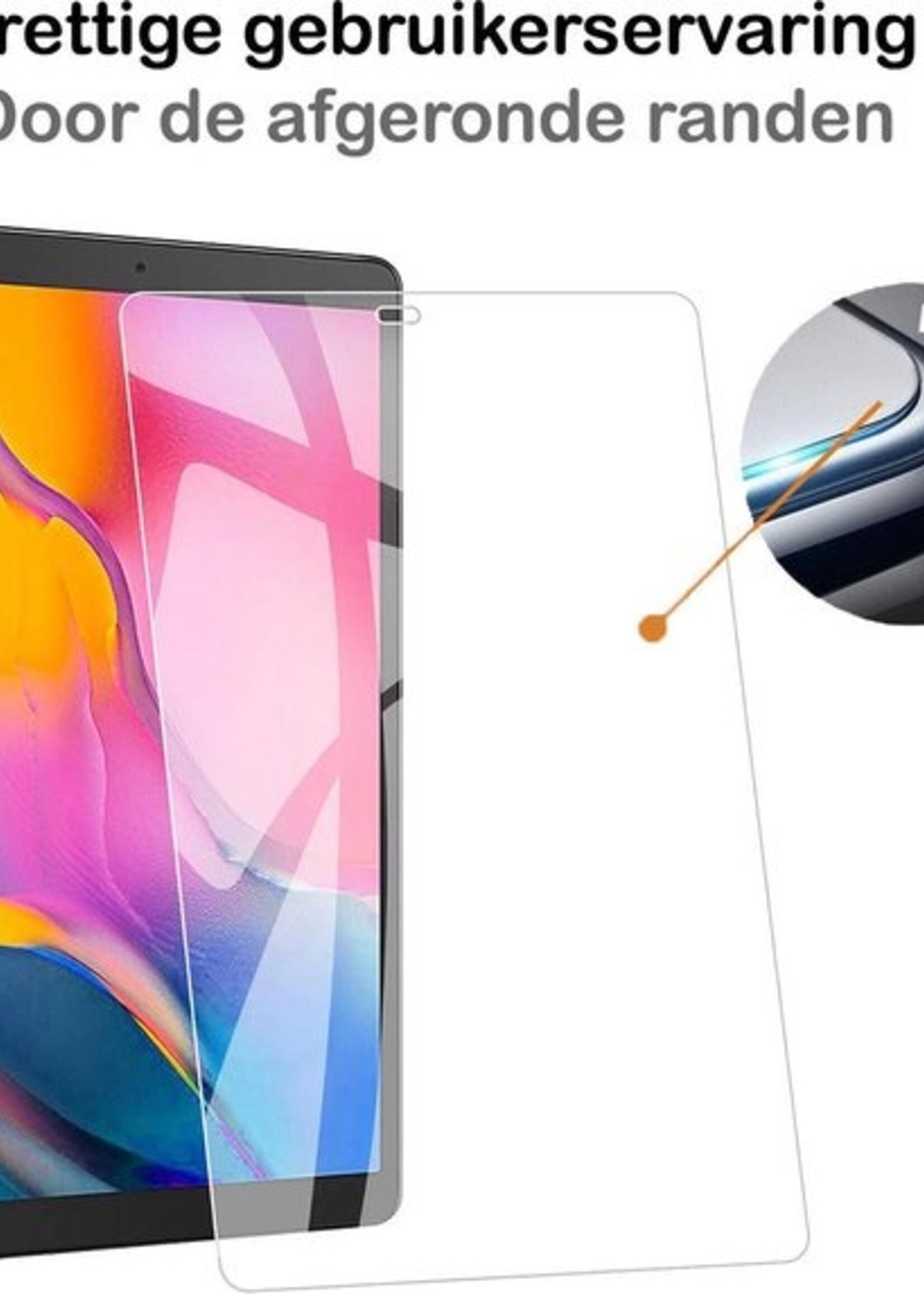 BTH Screenprotector Geschikt voor Samsung Galaxy Tab A 10.1 2019 Screenprotector Tempered Glass Screen Protector Gehard Glas - Screenprotector Geschikt voor Samsung Tab A 10.1 (2019) Screenprotector Glas