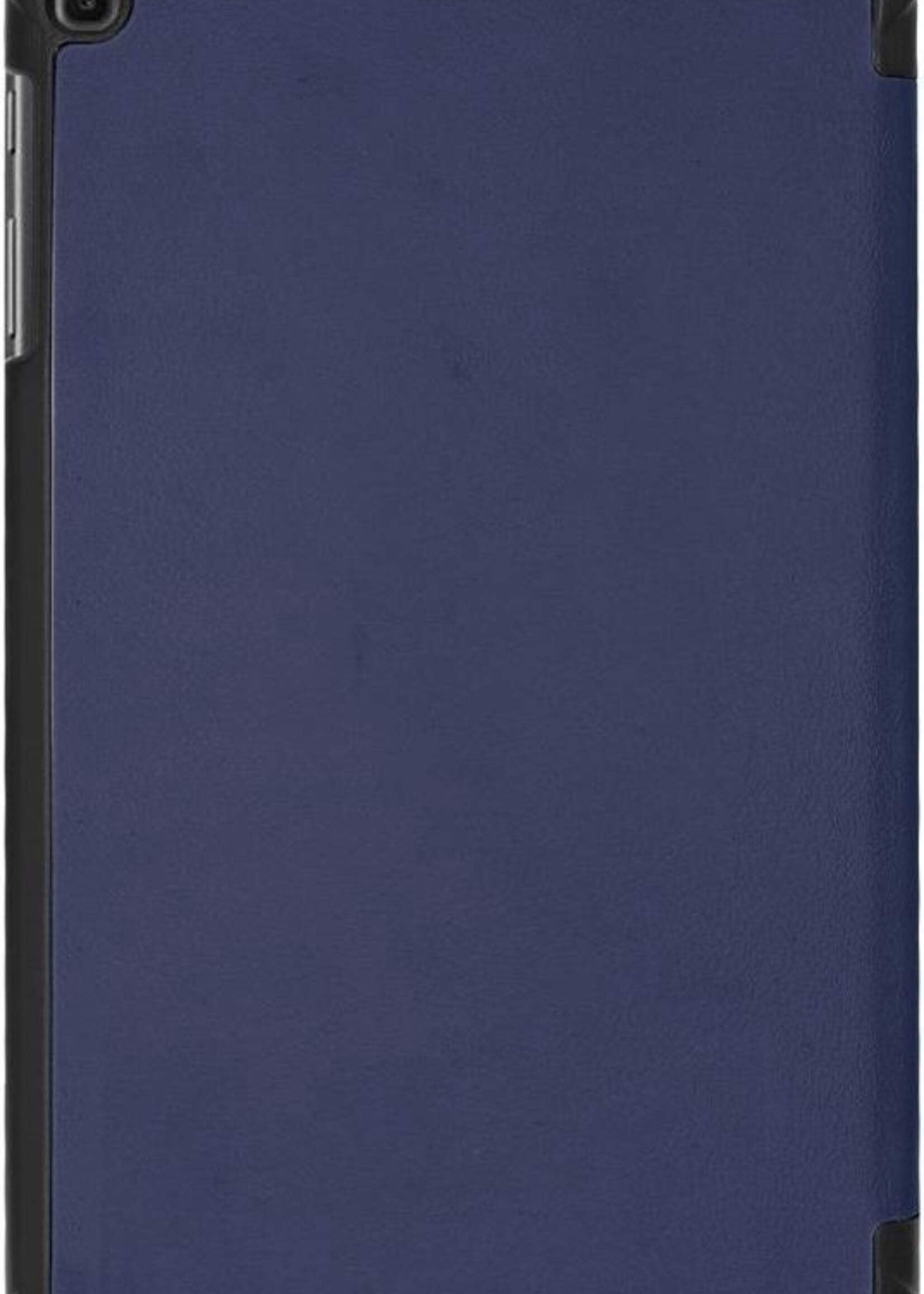 BTH Hoes Geschikt voor Samsung Galaxy Tab A 10.1 2019 Hoes Book Case Hoesje Trifold Cover - Hoesje Geschikt voor Samsung Tab A 10.1 2019 Hoesje Bookcase - Blauw