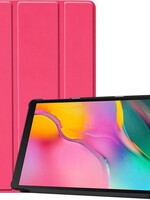 BTH BTH Samsung Galaxy Tab A 10.1 2019 Hoesje Book Case Hoes Cover Donker Roze