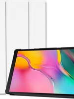 BTH BTH Samsung Galaxy Tab A 10.1 (2019) Hoesje Book Case Hoes Cover – Wit