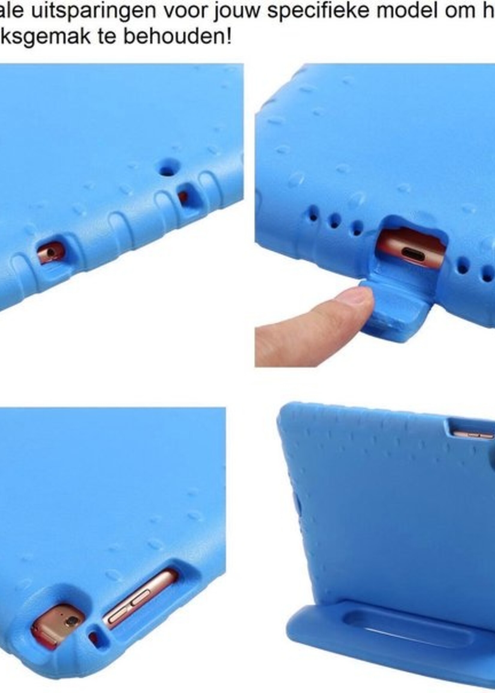 BTH Kinderhoes Geschikt voor iPad Air 3 Hoes Kinder Hoesje Kids Case Cover Kidsproof - Hoesje Geschikt voor iPad Air 3 Hoesje Kinder Hoes - Zwart