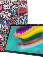 BTH BTH Samsung Galaxy Tab S5e 10.5 2019 Hoesje Book Case Hoes Cover Graffity