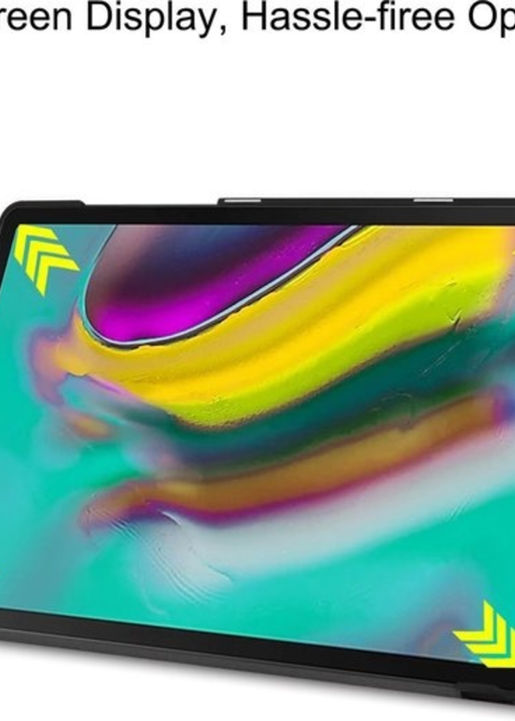 BTH Hoes Geschikt voor Samsung Galaxy Tab S5e Hoes Book Case Hoesje Trifold Cover - Hoesje Geschikt voor Samsung Tab S5e Hoesje Bookcase - Graffity