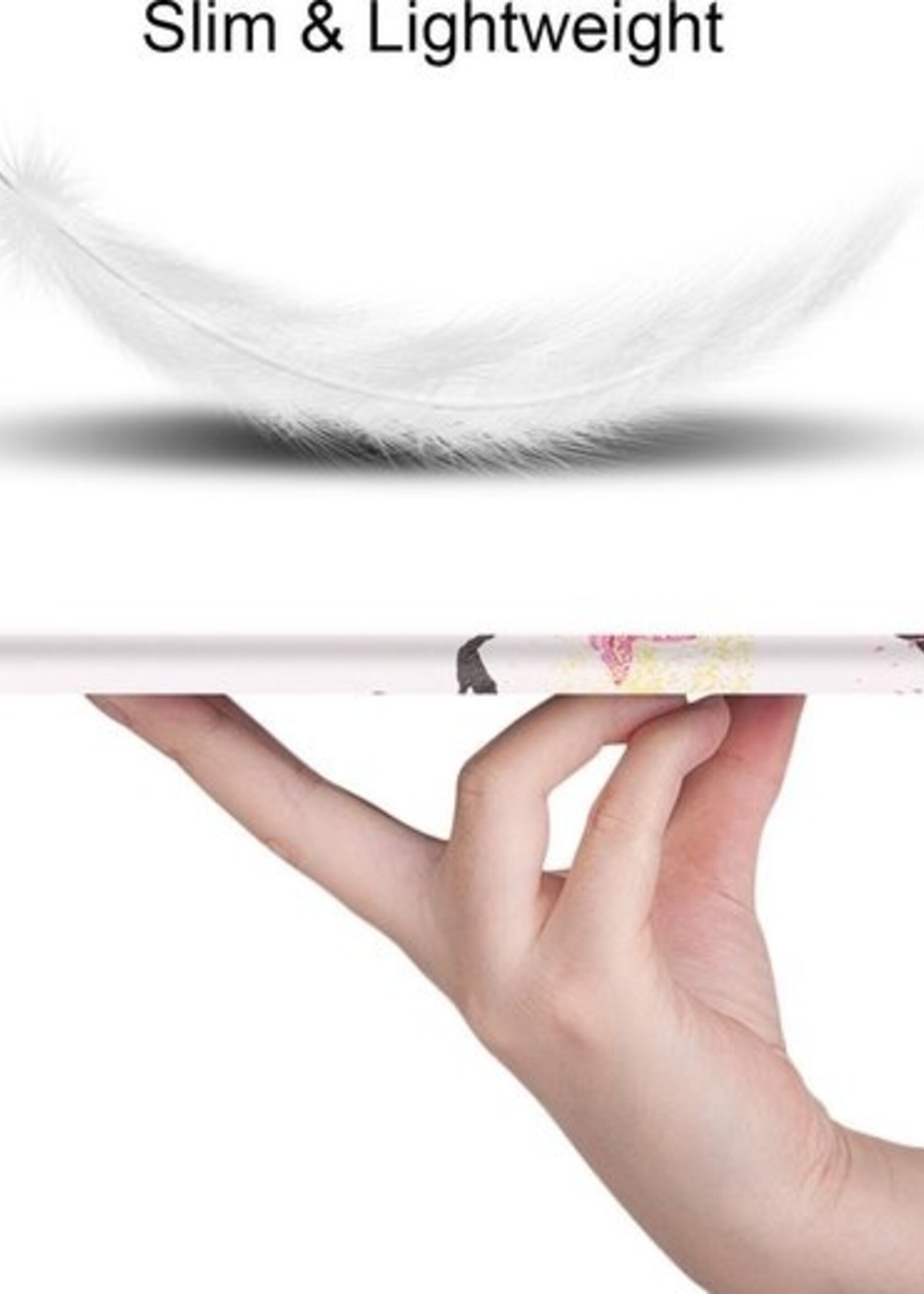 BTH Hoes Geschikt voor Samsung Galaxy Tab A 10.1 2019 Hoes Book Case Hoesje Trifold Cover Met Screenprotector - Hoesje Geschikt voor Samsung Tab A 10.1 2019 Hoesje Bookcase - Elfje