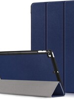 BTH BTH iPad Mini 4/5 Hoesje Book Case Trifold Smart Cover Hoes - Donker Blauw