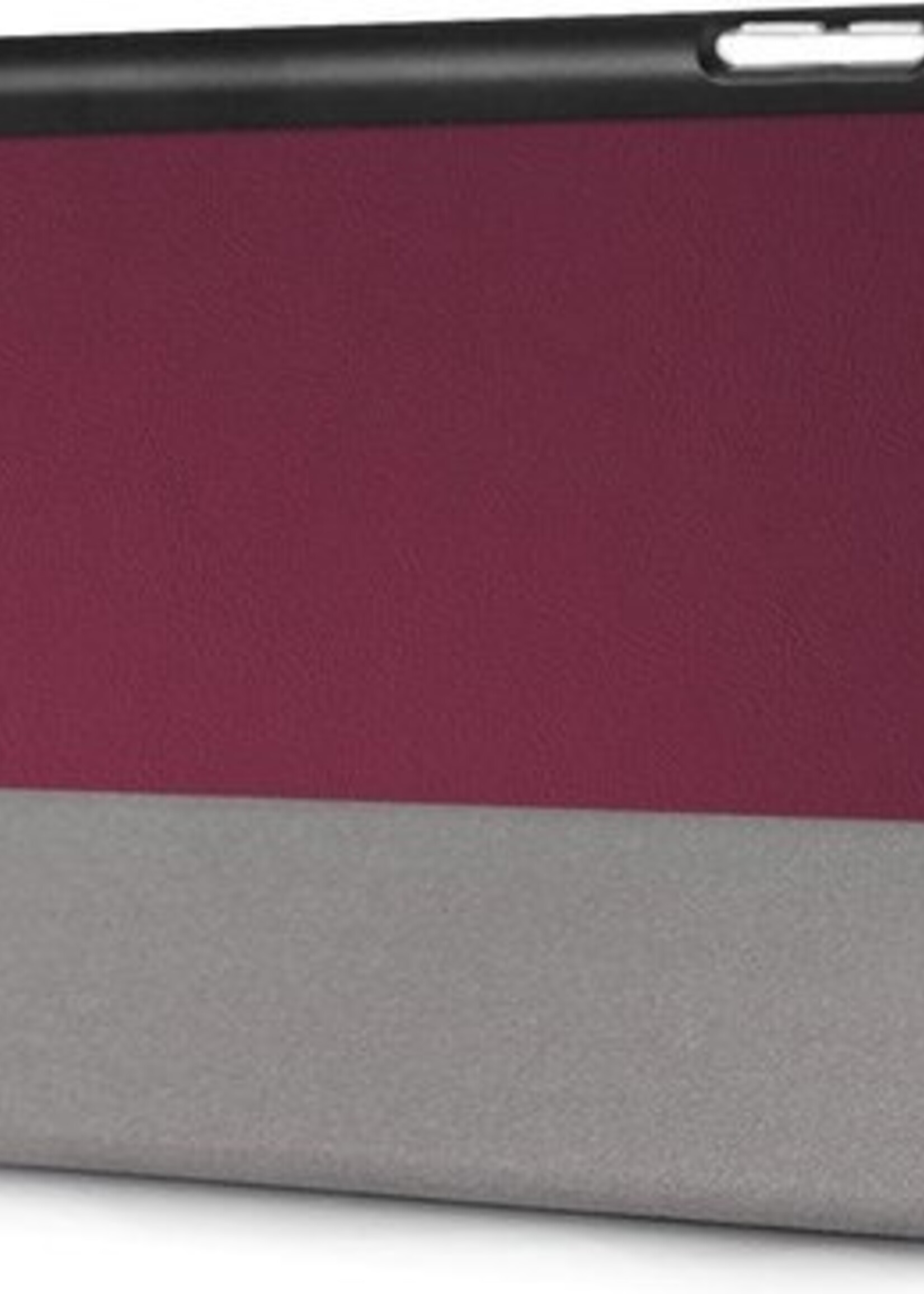 BTH Hoes Geschikt voor iPad Mini 4/5 Hoes Book Case Hoesje Trifold Cover - Hoesje Geschikt voor iPad Mini 4/5 Hoesje Bookcase - Rood