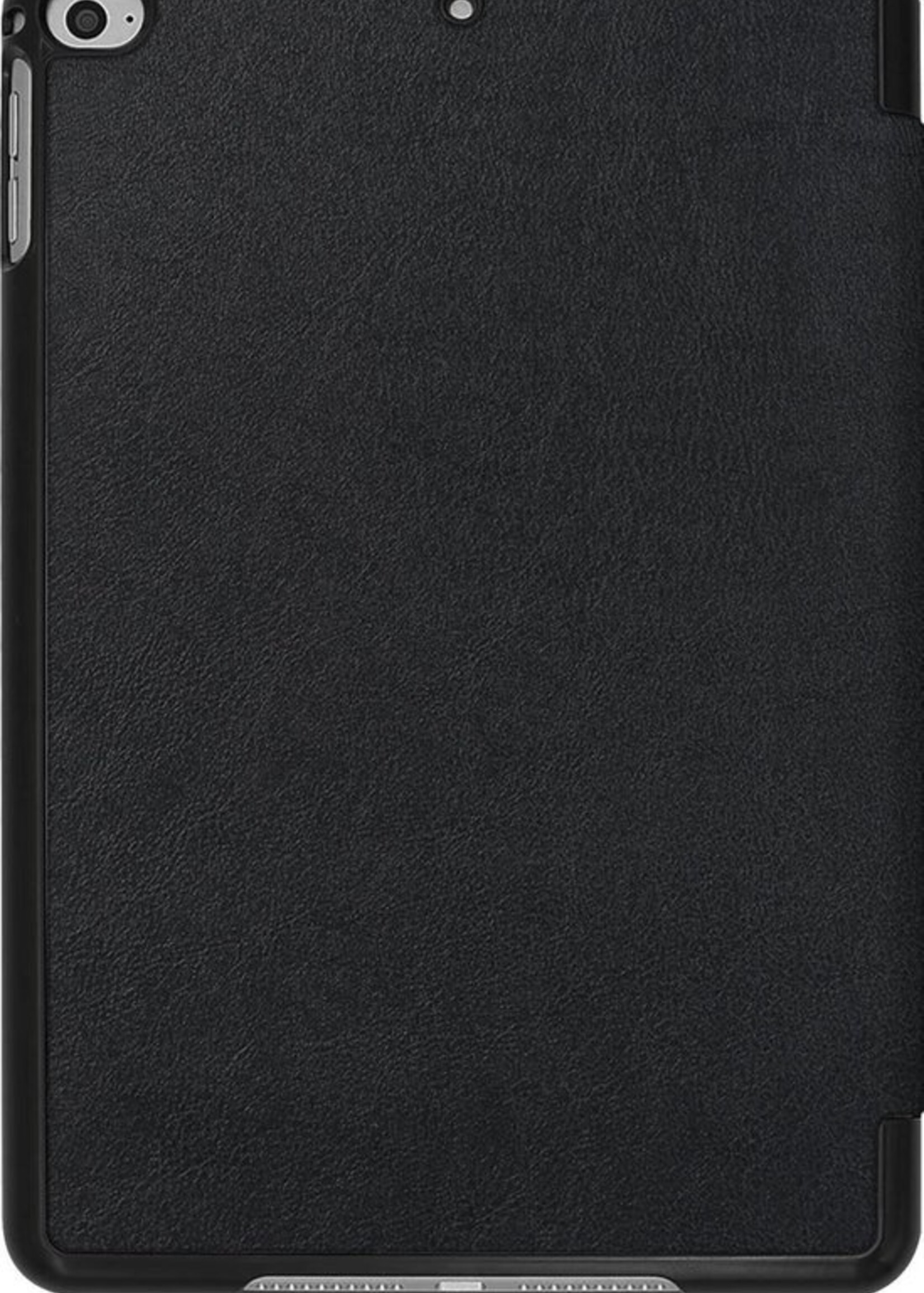 BTH Hoes Geschikt voor iPad Mini 4/5 Hoes Book Case Hoesje Trifold Cover - Hoesje Geschikt voor iPad Mini 4/5 Hoesje Bookcase - Zwart