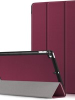 BTH BTH iPad Mini 4 Hoesje Book Case Trifold Smart Cover Hoes Donker Rood