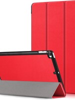 BTH BTH iPad Mini 5 Hoesje Book Case Tri-fold Smart Cover Hoes - Rood