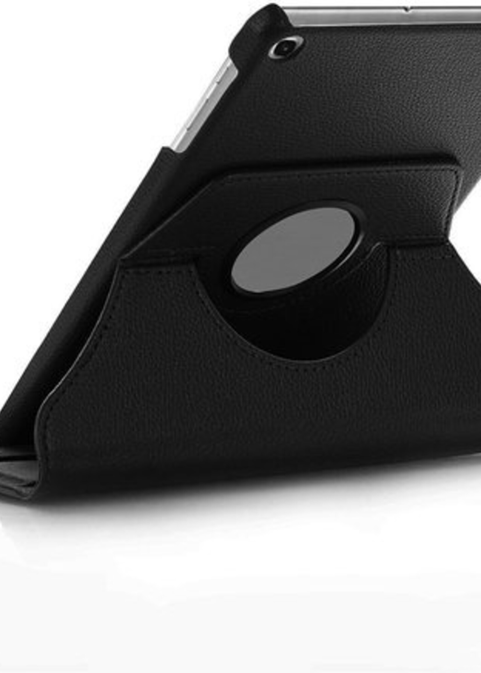BTH Hoes Geschikt voor Samsung Galaxy Tab A 10.1 2019 Hoes Case 360 Draaibare Hoes Cover - Hoesje Geschikt voor Samsung Tab A 10.1 2019 Hoesje Draaibaar - Zwart
