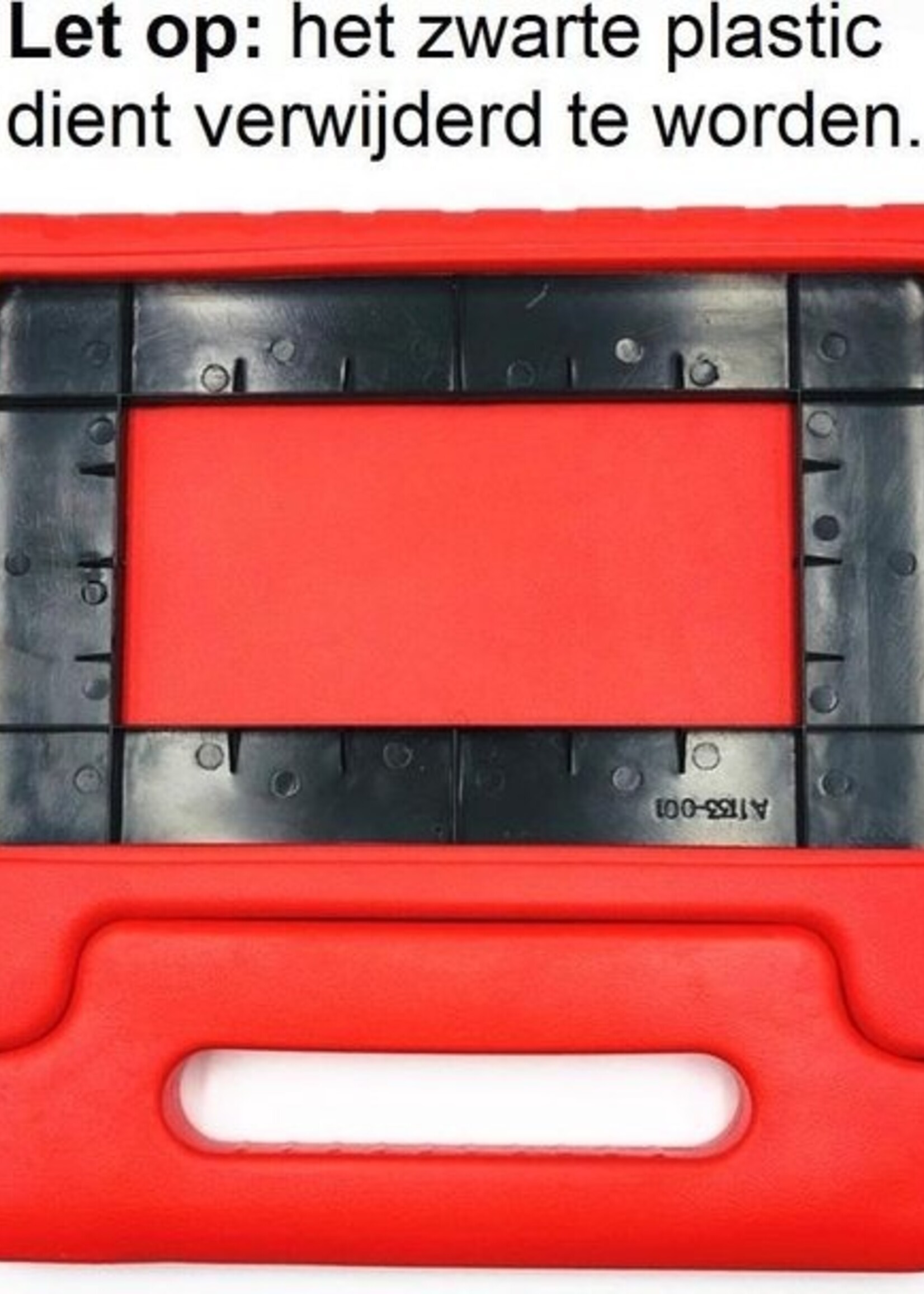 BTH Kinderhoes Geschikt voor Samsung Galaxy Tab A 10.1 2019 Hoes Kinder Hoesje Kids Case Cover Kidsproof - Hoesje Geschikt voor Samsung Tab A 10.1 2019 Hoesje Kinder Hoes - Rood