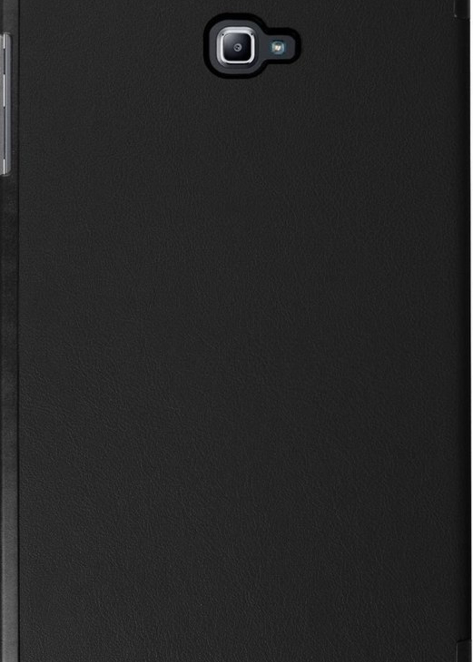 BTH Hoes Geschikt voor Samsung Galaxy Tab A 10.1 2016 Hoes Book Case Hoesje Trifold Cover - Hoesje Geschikt voor Samsung Tab A 10.1 2016 Hoesje Bookcase - Zwart