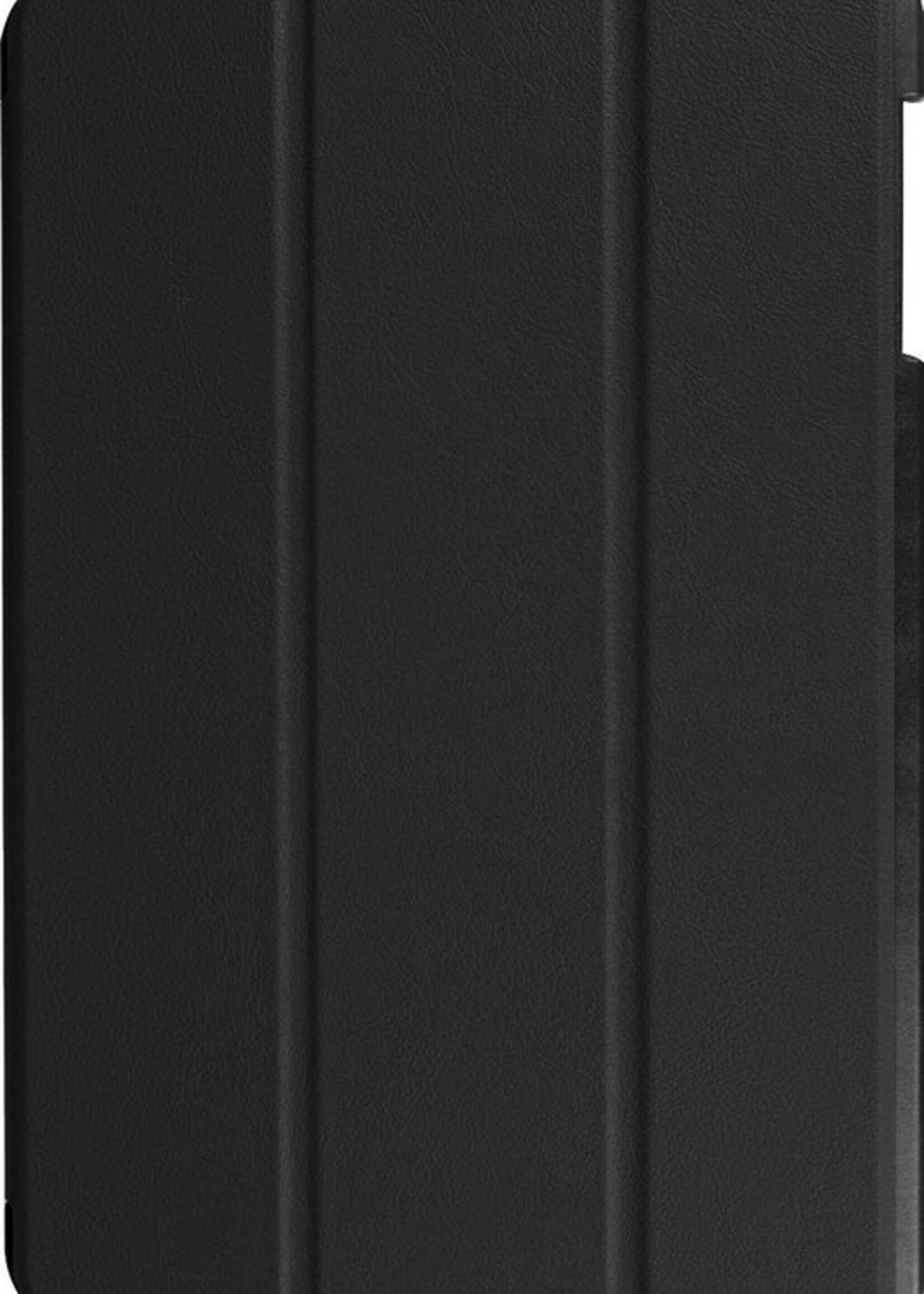 BTH Hoes Geschikt voor Samsung Galaxy Tab A 10.1 2016 Hoes Book Case Hoesje Trifold Cover - Hoesje Geschikt voor Samsung Tab A 10.1 2016 Hoesje Bookcase - Zwart