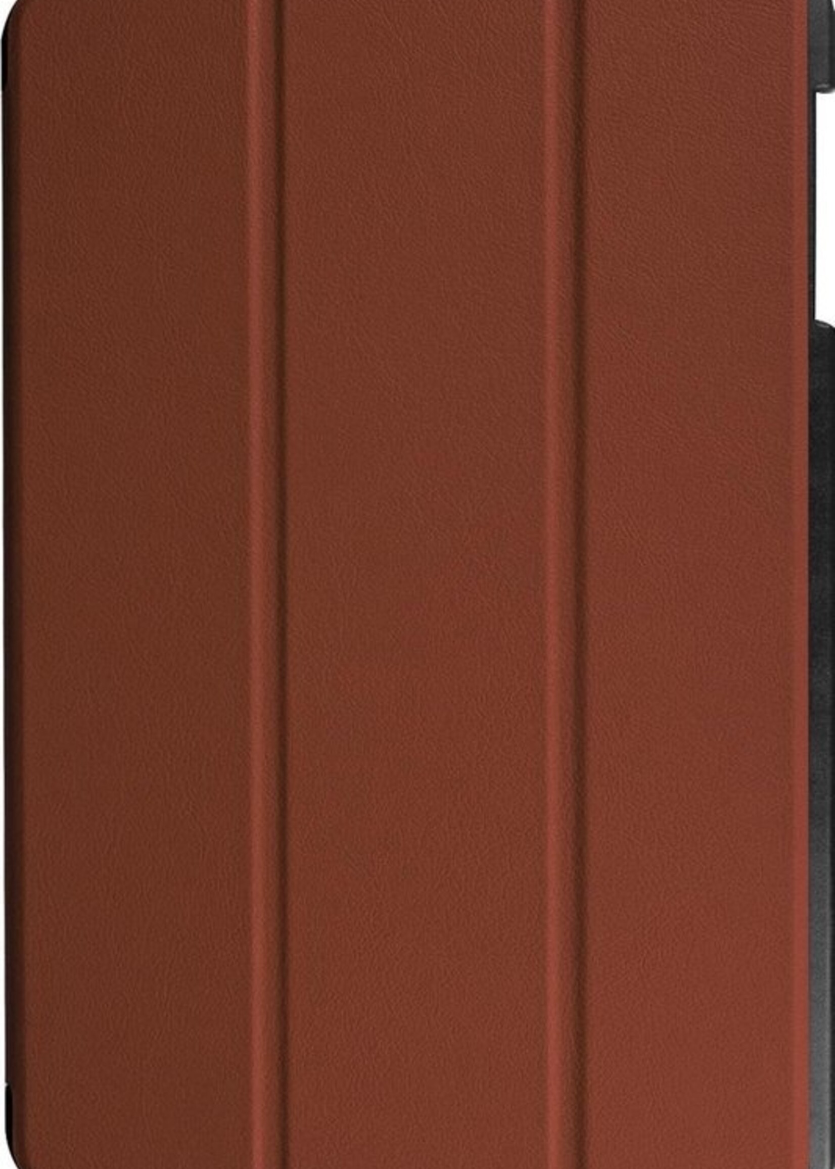 BTH Hoes Geschikt voor Samsung Galaxy Tab A 10.1 2016 Hoes Book Case Hoesje Trifold Cover - Hoesje Geschikt voor Samsung Tab A 10.1 2016 Hoesje Bookcase - Bruin