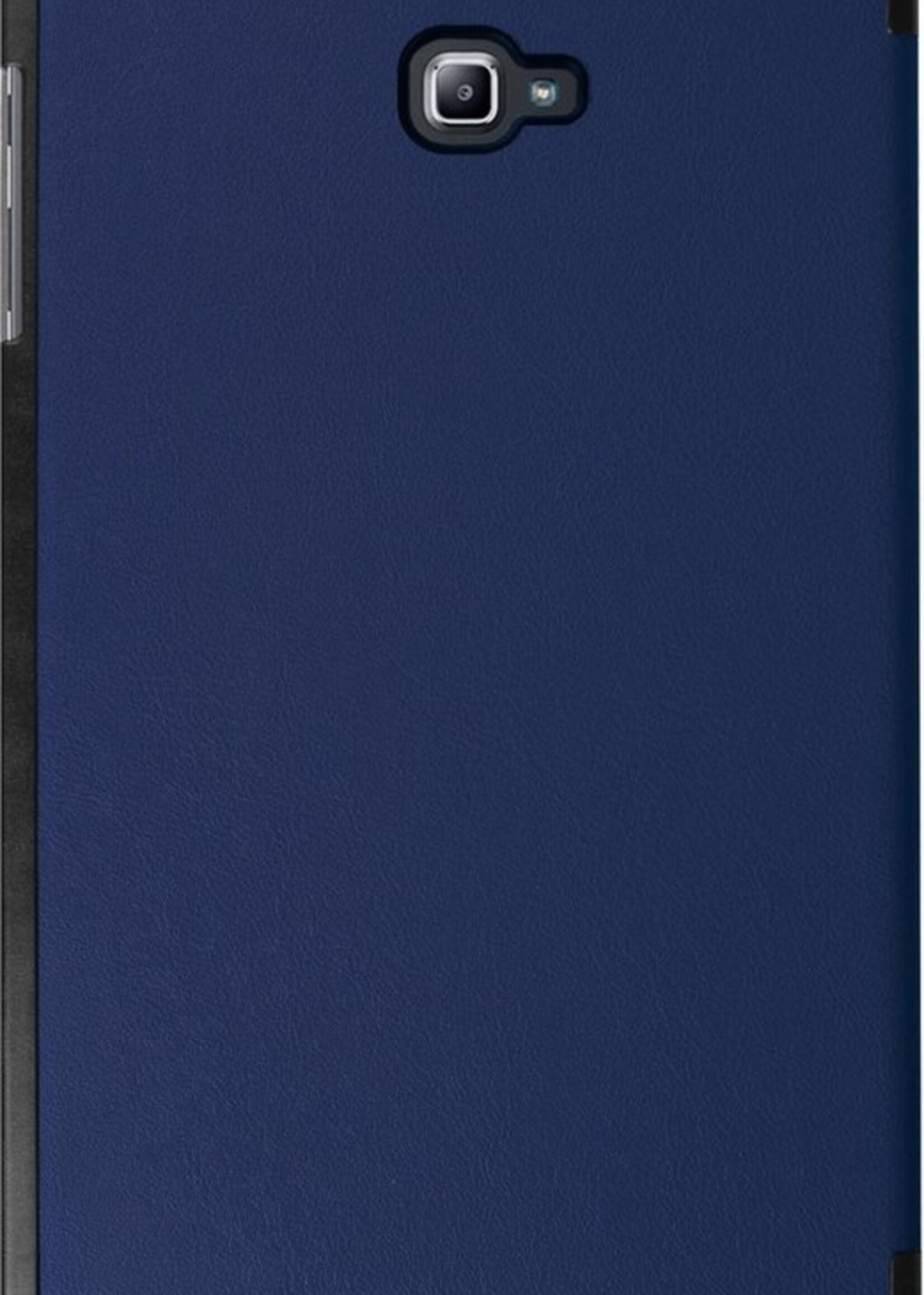 BTH Hoes Geschikt voor Samsung Galaxy Tab A 10.1 2016 Hoes Book Case Hoesje Trifold Cover - Hoesje Geschikt voor Samsung Tab A 10.1 2016 Hoesje Bookcase - Blauw