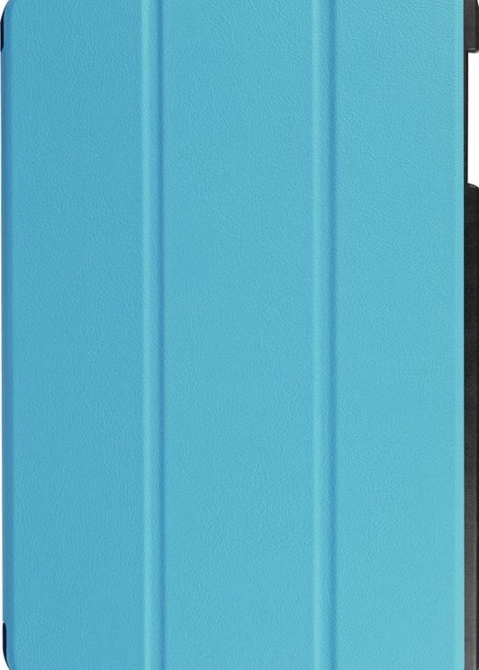 BTH Hoes Geschikt voor Samsung Galaxy Tab A 10.1 2016 Hoes Book Case Hoesje Trifold Cover - Hoesje Geschikt voor Samsung Tab A 10.1 2016 Hoesje Bookcase - Blauw