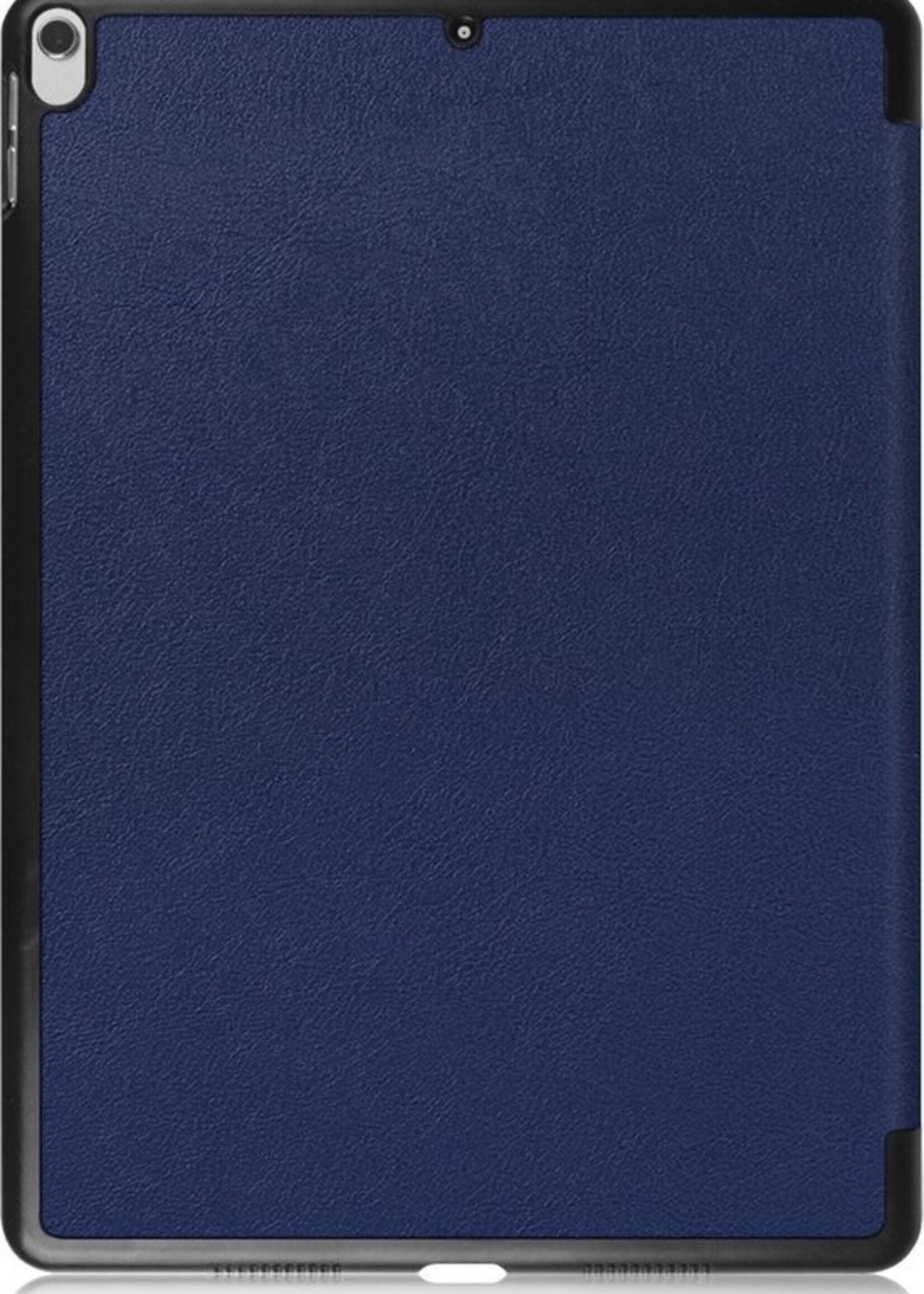 BTH Hoes Geschikt voor iPad Air 3 / Pro 10.5 (2017) Hoes Book Case Hoesje Trifold Cover - Hoesje Geschikt voor iPad Air 3 / Pro 10.5 (2017) Hoesje Bookcase - Blauw