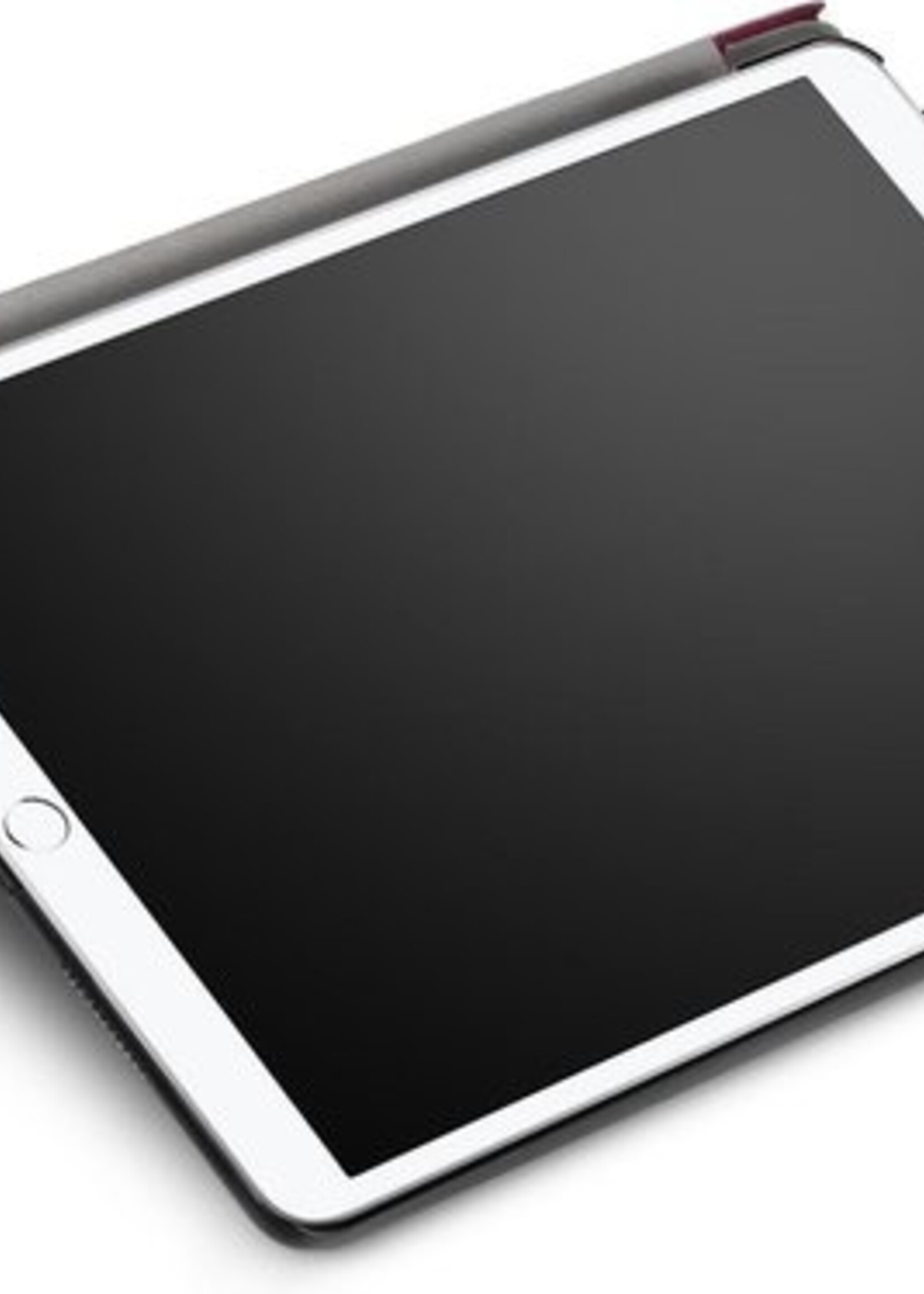 BTH Hoes Geschikt voor iPad Air 3 / Pro 10.5 (2017) Hoes Book Case Hoesje Trifold Cover - Hoesje Geschikt voor iPad Air 3 / Pro 10.5 (2017) Hoesje Bookcase - Rood