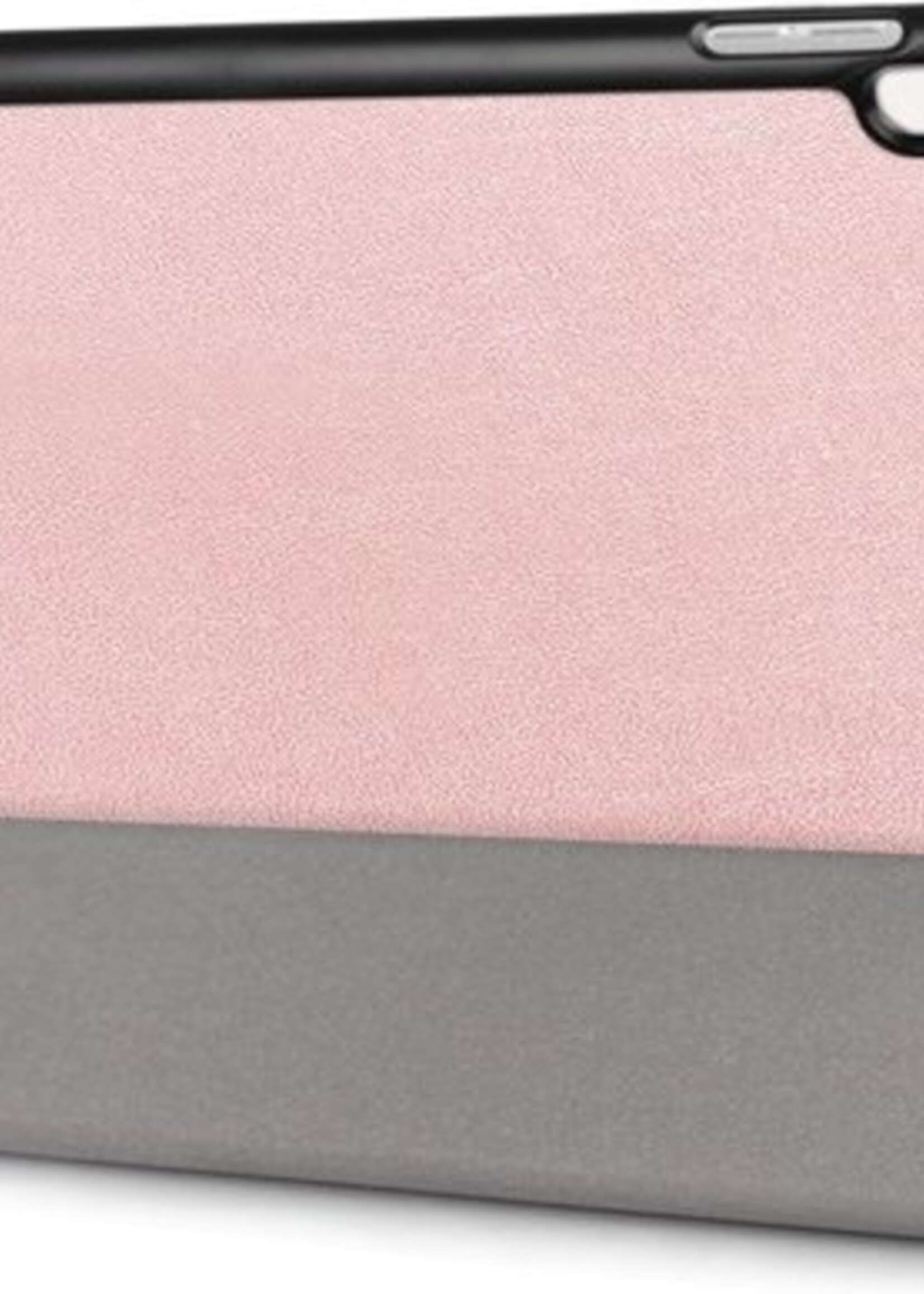 BTH Hoes Geschikt voor iPad Air 3 / Pro 10.5 (2017) Hoes Book Case Hoesje Trifold Cover - Hoesje Geschikt voor iPad Air 3 / Pro 10.5 (2017) Hoesje Bookcase - Rosé goud