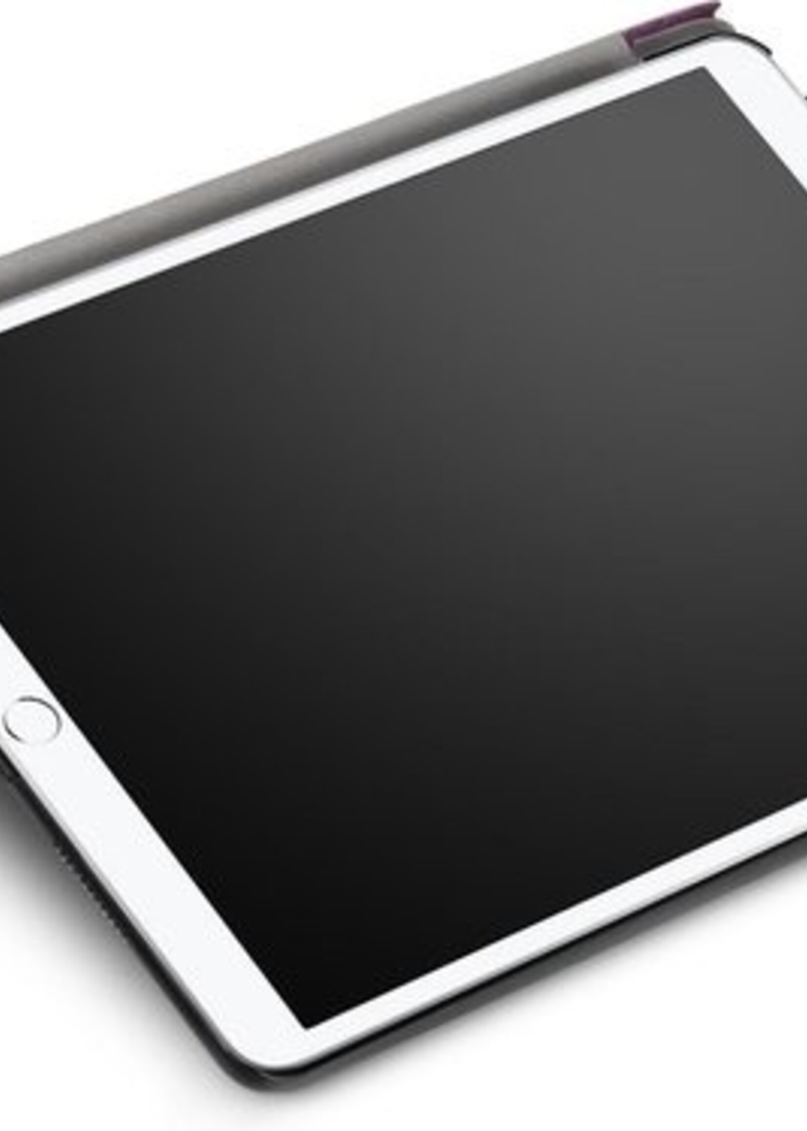 BTH Hoes Geschikt voor iPad Air 3 / Pro 10.5 (2017) Hoes Book Case Hoesje Trifold Cover - Hoesje Geschikt voor iPad Air 3 / Pro 10.5 (2017) Hoesje Bookcase - Paars